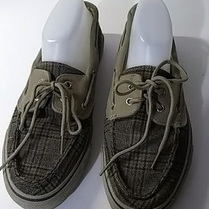 Sperry Top Sider shoes size 10 1/2 men's plaid